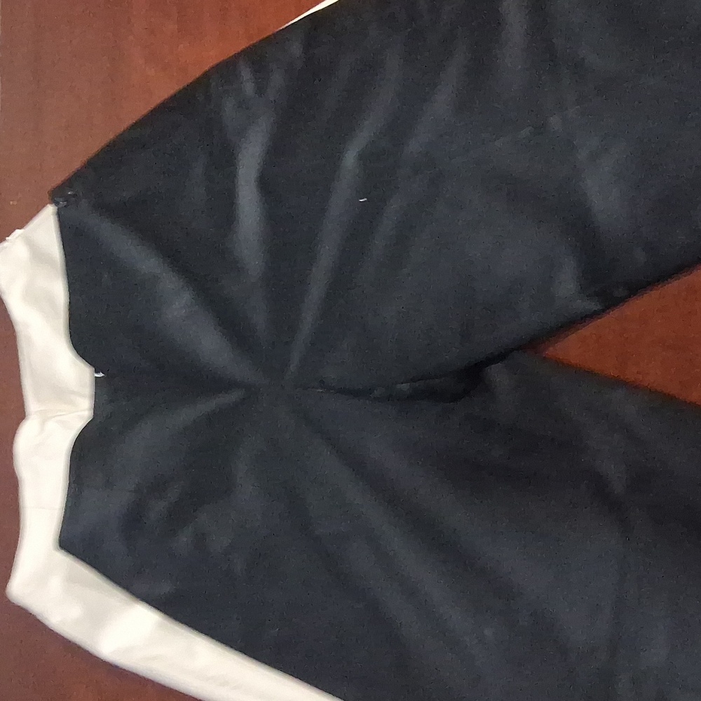 2 Talbots Black and Cream  Pants